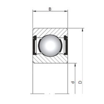  619/8 ZZ IO Deep groove ball bearing 