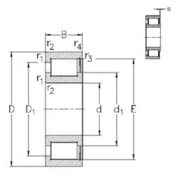  NCF2214-V NKE Cylindrical roller bearing