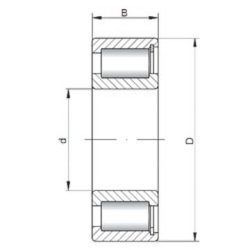  NCF2214 V IO Cylindrical roller bearing