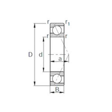  7008C CYD Angular Contact Ball bearing 