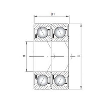  7007 CDT IO Angular Contact Ball bearing 