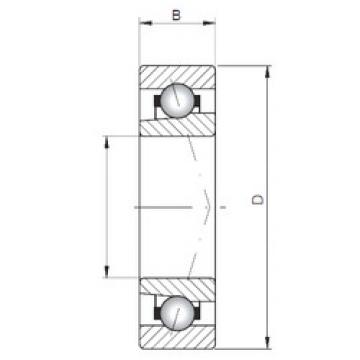  7007 CTBP4 CX Angular Contact Ball bearing 