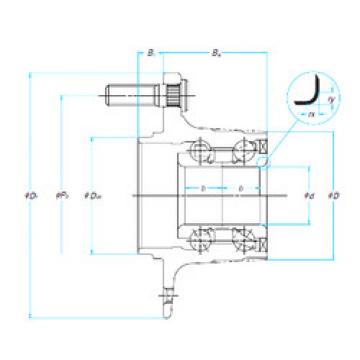  32BWK10-Y-2CP17-01 H NK Tapered Roller bearing 