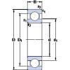  619/710 MA KF Deep groove ball bearing 