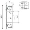  7008 NACHI Angular Contact Ball bearing 