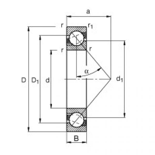  7007-B-TVP FAG Angular Contact Ball bearing  #2 image