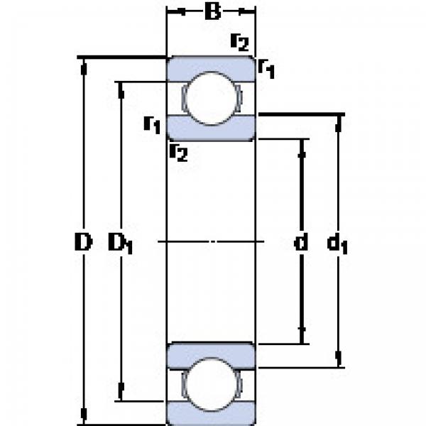  619/900 MB KF Deep groove ball bearing  #2 image