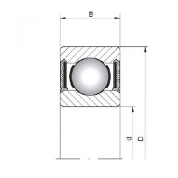  619/7-2R CX Deep groove ball bearing  #2 image