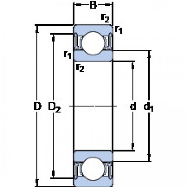  61903-2RZ KF Deep groove ball bearing  #2 image