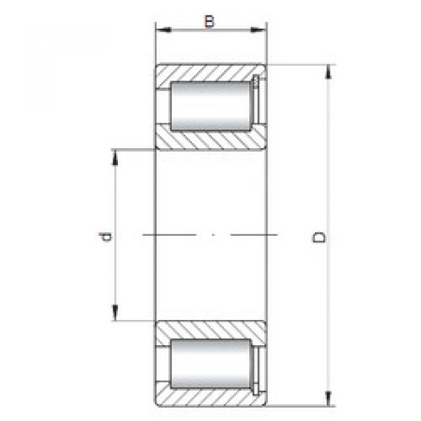  NCF2214 V CX Cylindrical roller bearing #2 image