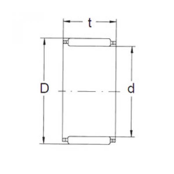  K25X31X21 FBJ Needle roller bearing  #2 image