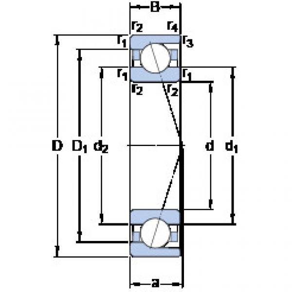  7008 CD/P4A KF Angular Contact Ball bearing  #2 image