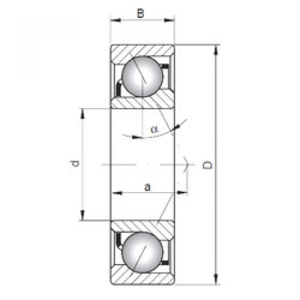  7008 A CX Angular Contact Ball bearing  #2 image