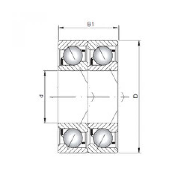  7008 A-UD CX Angular Contact Ball bearing  #2 image