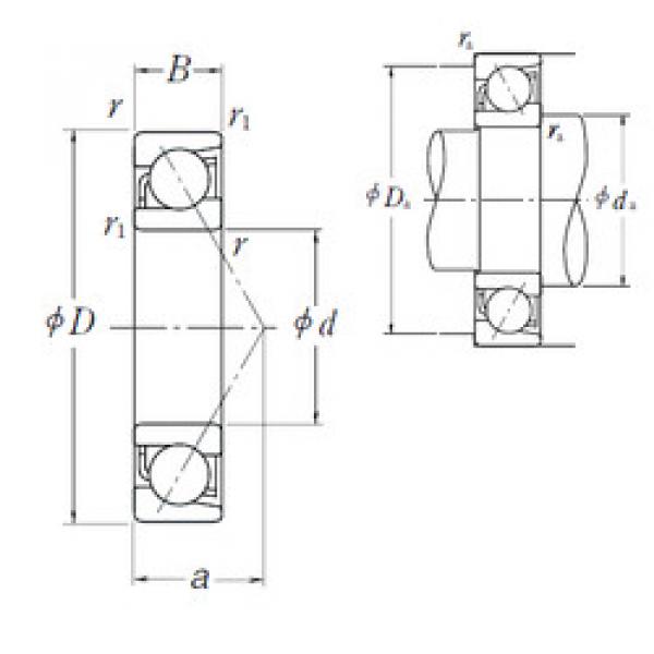  7008 A NK Angular Contact Ball bearing  #2 image