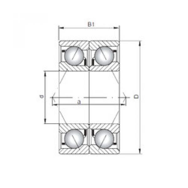  7008 A-UO CX Angular Contact Ball bearing  #2 image