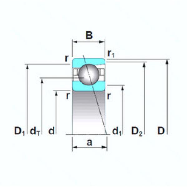  7007A5TRU NK Angular Contact Ball bearing  #2 image