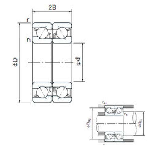  7007CDB NACHI Angular Contact Ball bearing  #2 image