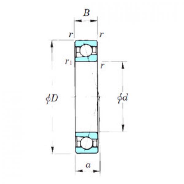  7008CPA KOYO Angular Contact Ball bearing  #2 image