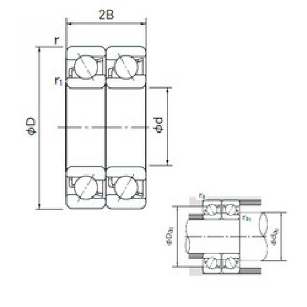  7007CDT NACHI Angular Contact Ball bearing  #2 image