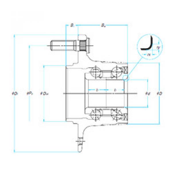  32BWK09-Y-2CP17-01 E NK Tapered Roller bearing  #2 image