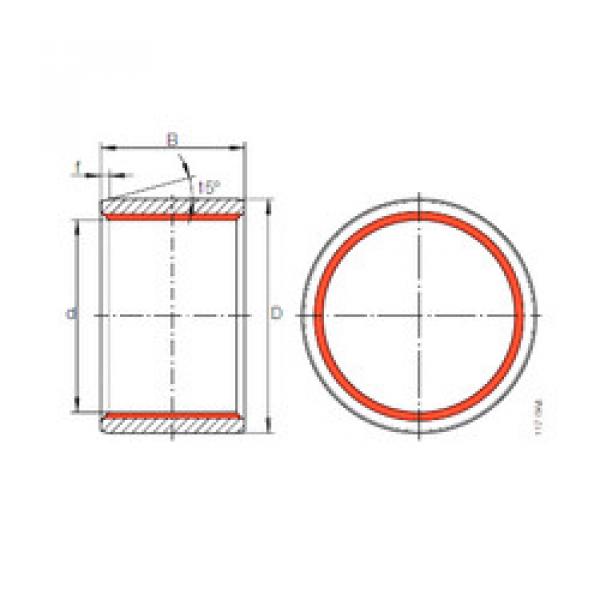  ZGB 160X180X150 INA Radial pherical plain bearing  #2 image